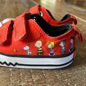 Converse peanuts red toddler shoes
